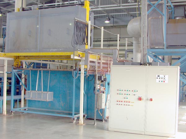 Automated electroplating lines