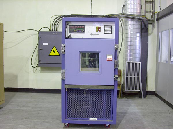 Mould resistance test chamber